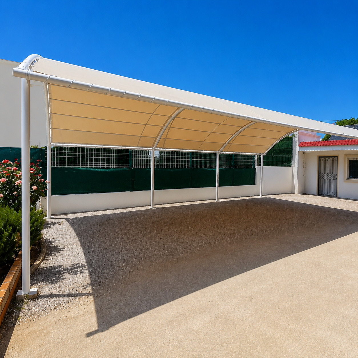 Abri de voiture cantilever design 2,50 x 4,00 m