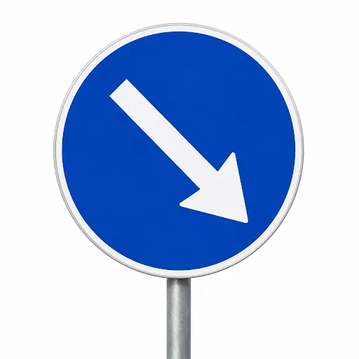Panneau de signalisation Ø 1000 mm